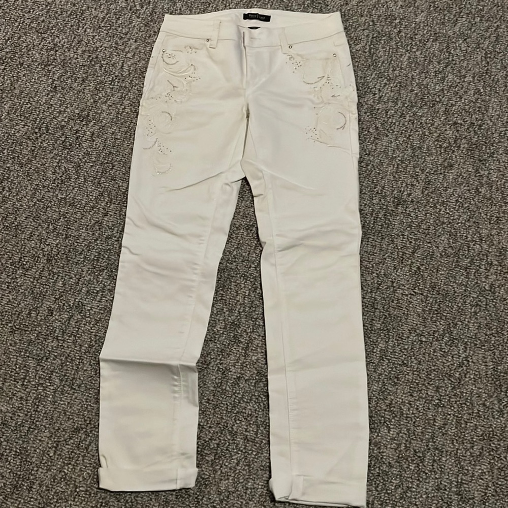 White House Black Market White Blanc Jeans size 0